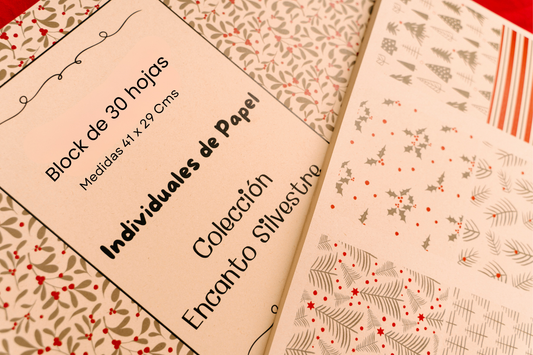 Individuales de Navidad Encanto Silvestre