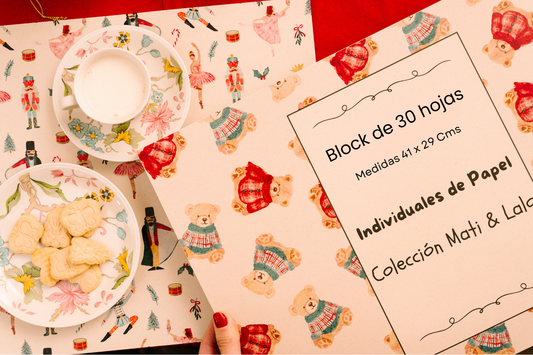 Individuales de Navidad “Mati & Lalo” (Nuevos diseños)
