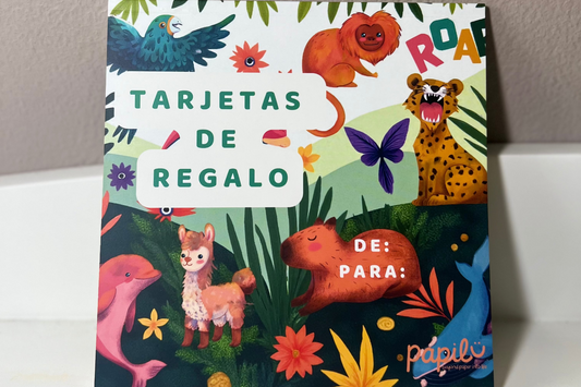Tarjetas para Marcar Regalos – Animales (29 etiquetas + 22 stickers)
