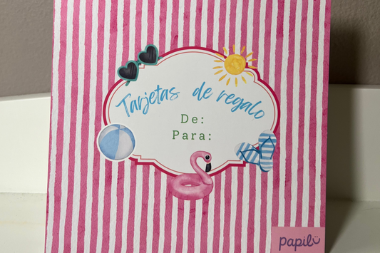 Tarjetas para Marcar Regalos – Summer (29 etiquetas + 22 stickers)